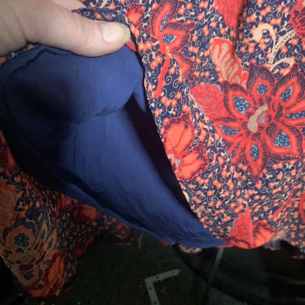 Free People Floral Mini Dress- S - Picture 6 of 8